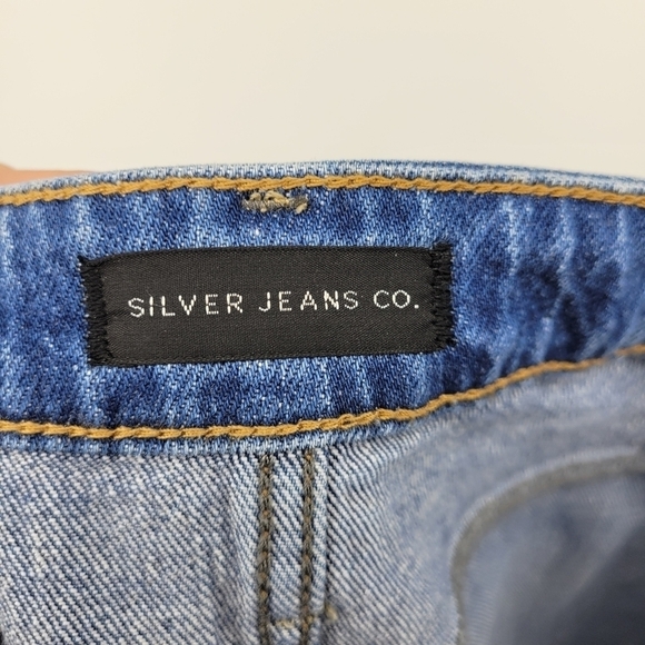 Silver Jean Co. Mom Jeans High Rise Tapered size 32 NWT - Picture 9 of 17